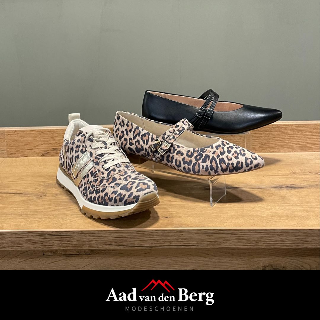 Panter prints bij Aad van den Berg Modeschoenen