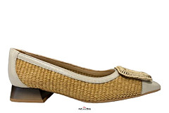 Hispanitas Damesschoenen Instappers beige