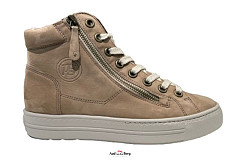 Paul Green Damesschoenen Veterlaarsjes beige