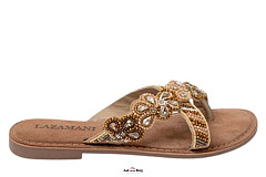 Lazamani Damesschoenen Slippers beige