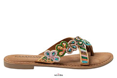 Lazamani Damesschoenen Slippers multi collor